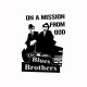 Tee shirt Blues Brothers noir/blanc