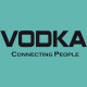 camiseta Vodka Connecting People azul