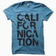 T-shirt Californication black/blue