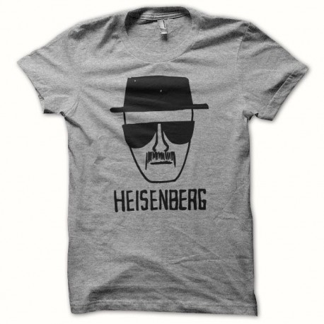 Camiseta Breaking bad Heisenberg negro en gris