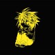 Shirt parody Death Note yellow / black