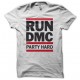 camiseta RUN DMC PARTY HARD blanco