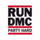 camiseta RUN DMC PARTY HARD blanco