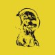 Tee shirt dj zombi jaune/noir