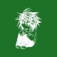 Tee shirt Parodie Death Note blanc/vert bouteille