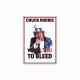 Tee shirt Chuck Norris wants you blanc