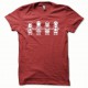 Tee shirt L'Agence tous risques a-team blanc/rouge