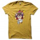 Tee shirt manga Arale Dr. Slump Dr. Suranpu jaune