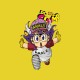 Tee shirt manga Arale Dr. Slump Dr. Suranpu jaune