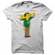 Tee shirt Sheldon cooper parodie big bang theory simpsons bazinga blanc