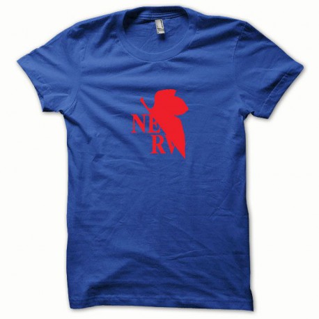 Tee shirt Nerv rouge/bleu royal