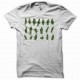 Tee shirt Marijuana Hemp vert/blanc