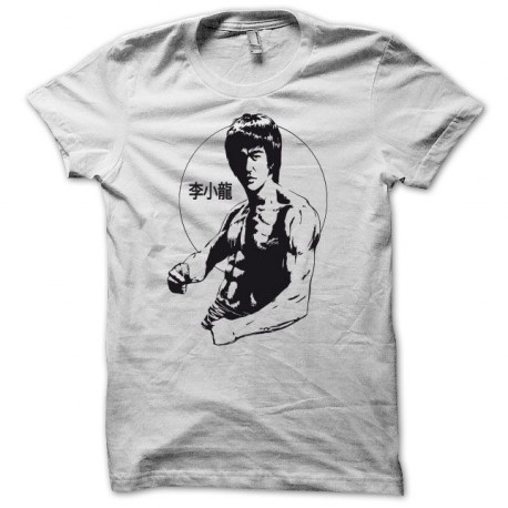 camiseta Bruce Lee negro/blanco