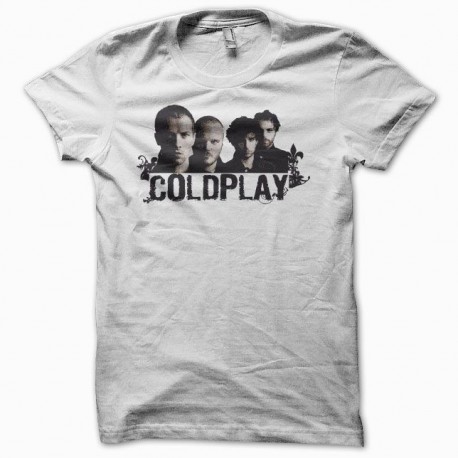 camiseta Coldplay blanco