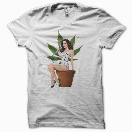 Tee shirt Weeds nancy botwin blanc