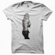 Tee shirt Kate moss fuck blanc