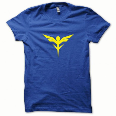 Tee shirt Gunam jaune/bleu royal