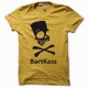 camiseta amarillo﻿ con logotipo Parodia bart simpson jackass Bartkass﻿ en negro