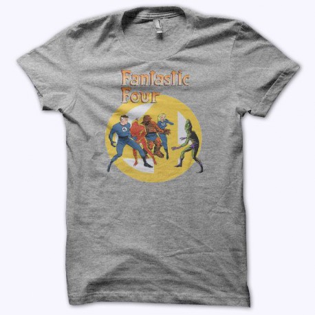 T-shirt The Fantastic Four gray