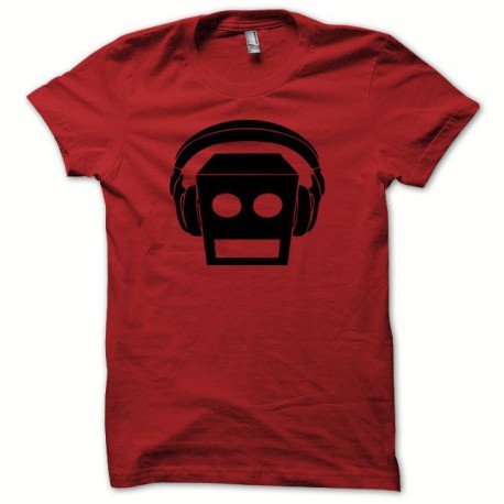 camiseta LMFAO robot Party Rock Anthem rojo/negro