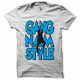 T-shirt  Gangnam Style 강남 스타일 white