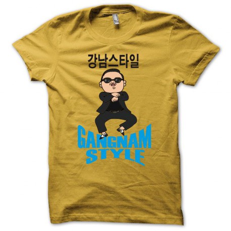 T-shirt  Gangnam Style 강남 스타일 yellow