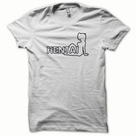 Tee shirt Hentai black / white