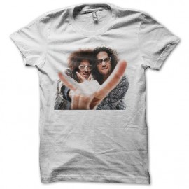 camiseta LMFAO Sky Blu and Red Foo blanco