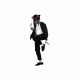 Tee shirt Michael Jackson noir/blanc