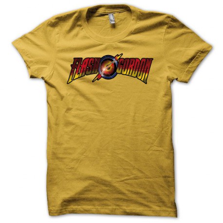 T-shirt Flash gordon yellow
