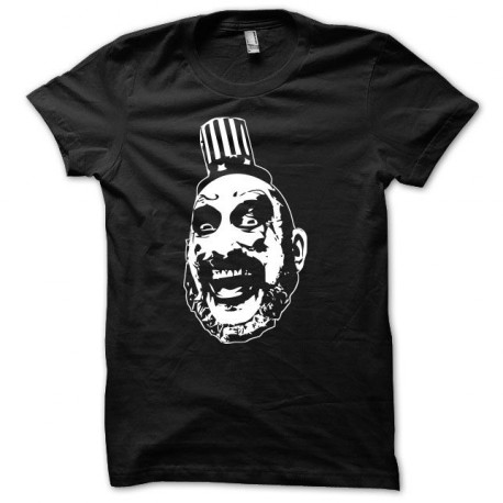 Tee shirt clown psycho Noir