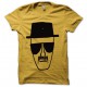 Tee shirt Breaking bad Heisenberg noir/jaune