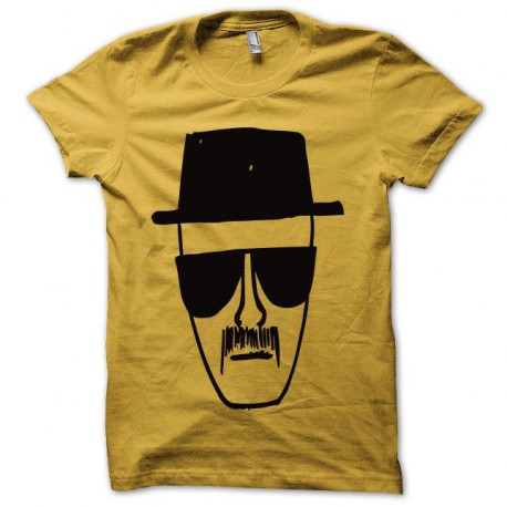 Tee shirt Breaking bad Heisenberg noir/jaune