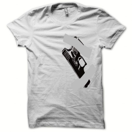 Tee shirt Glock 17 holster noir/blanc