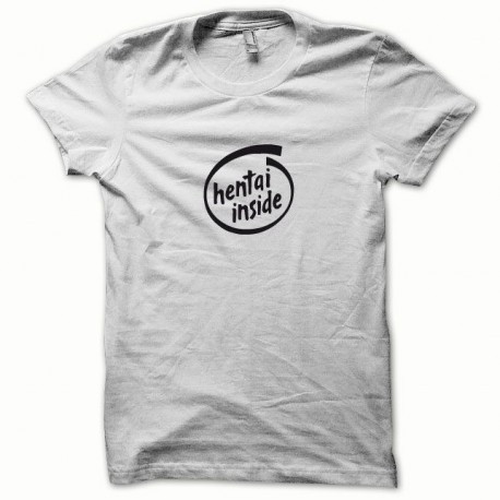 Tee shirt Hentai Inside black / white