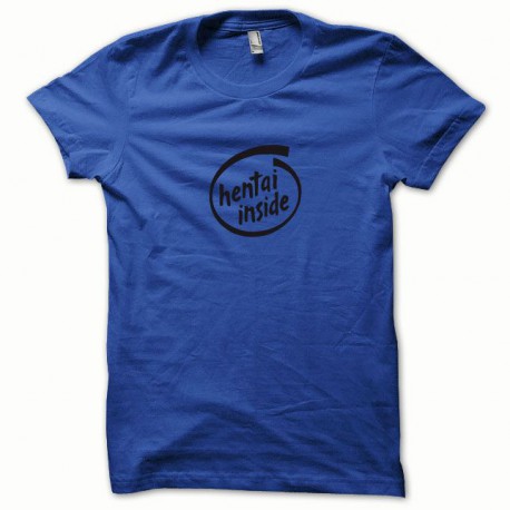 Tee shirt Hentai Inside black / royal