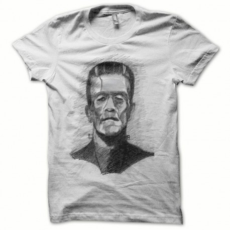 Camiseta Frankenstein negro/blanco