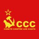 Tee shirt  Les Nuls Comité Contre les Chats CCC red