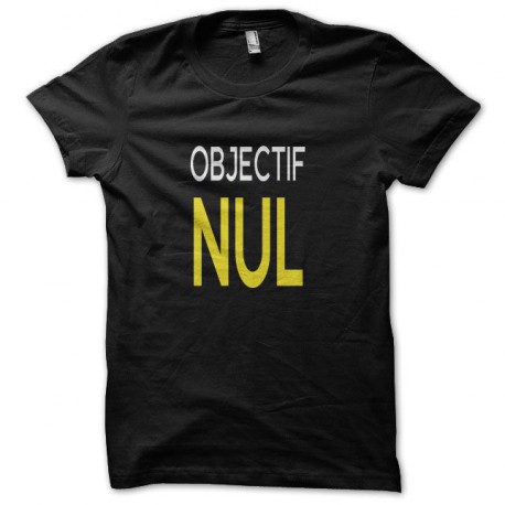 Tee shirt  Les Nuls objectif nul noir