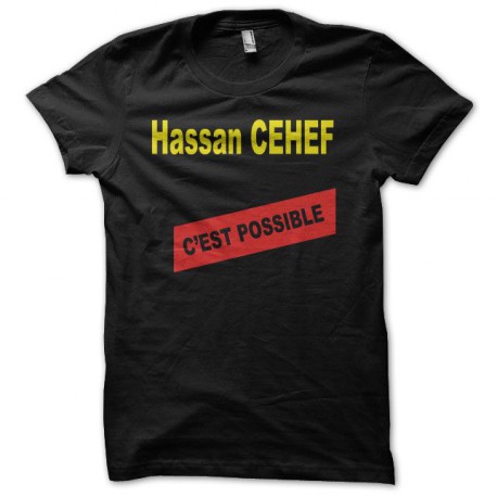 T-shirt  Les Nuls  Hassan Cehef  black