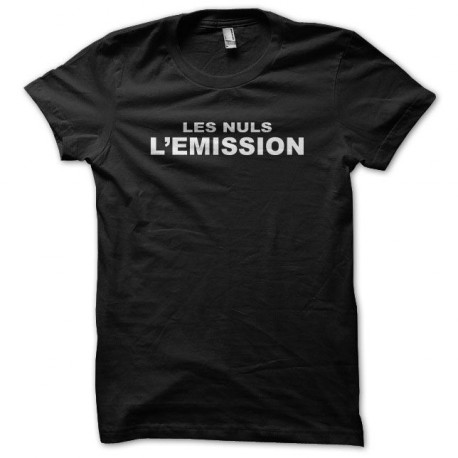 camiseta  Les Nuls l'émission negro