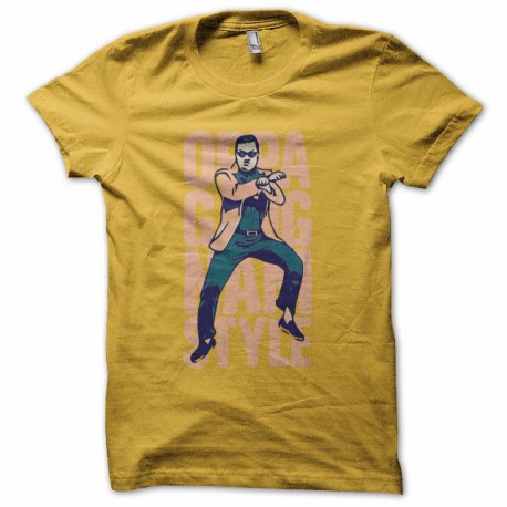 T-shirt  Gangnam Style OPPA 강남 스타일 yellow