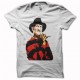 Tee shirt Freddy Krueger blanc