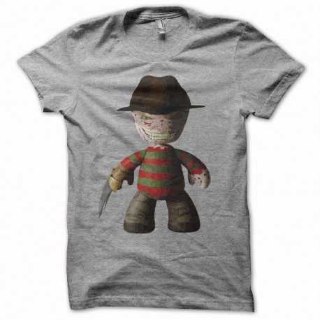 Camiseta Freddy Krueger parodia de marionetas gris