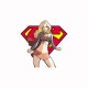 Tee shirt Supergirl blanc