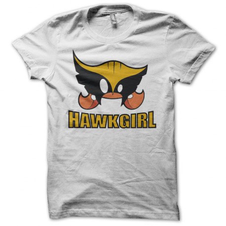 Tee shirt Hawkgirl logo blanc