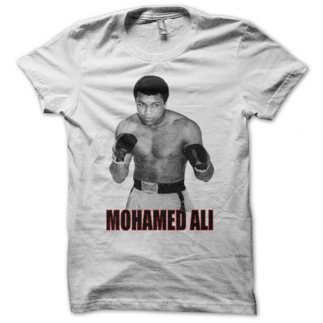 camiseta Mohamed Ali blanco