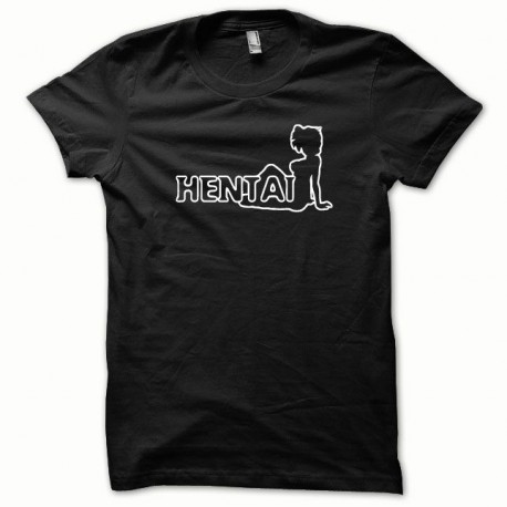 Tee shirt Hentai blanc/noir