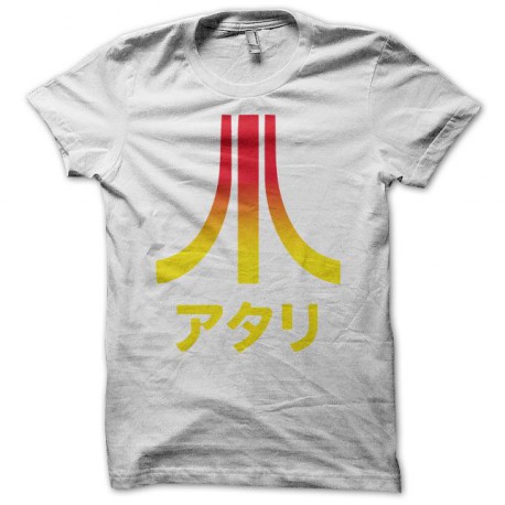 T-shirt Atari Japan degraded white