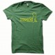 Tee shirt Hentai jaune/vert bouteille